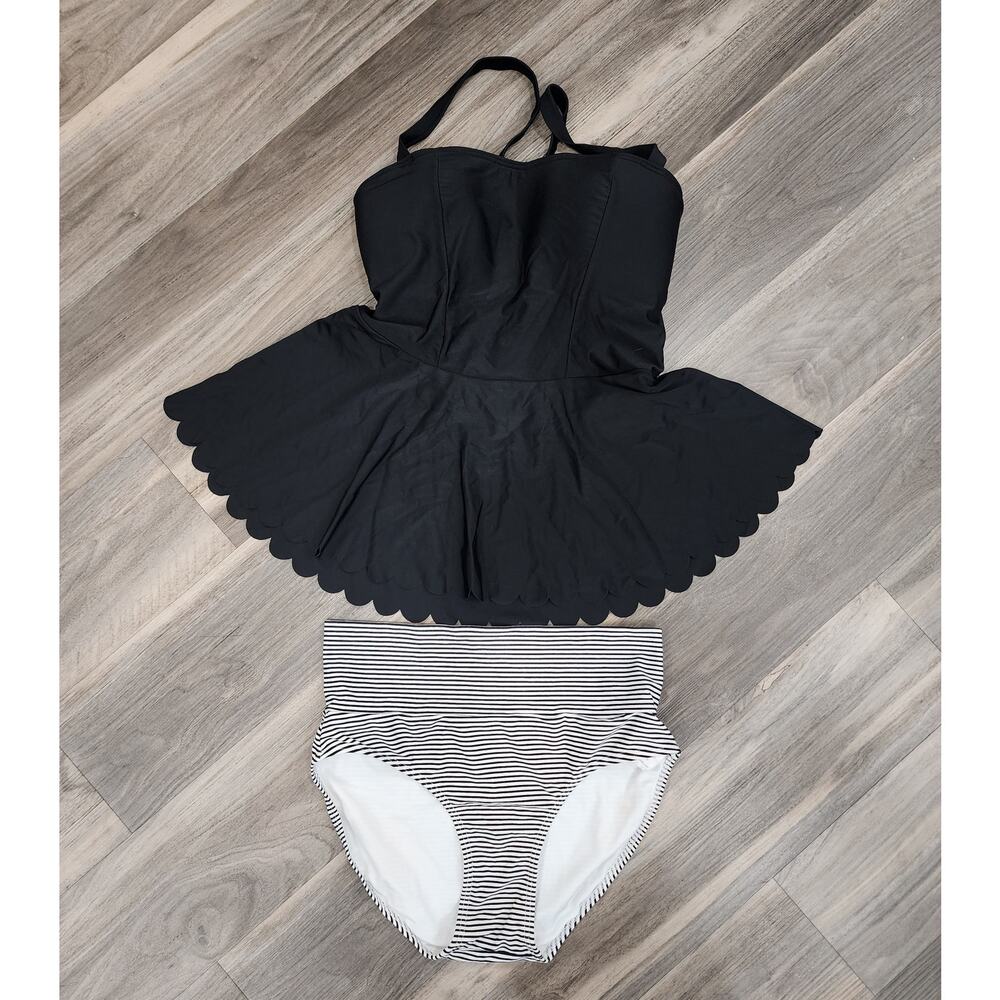 2 piece modest tankini size large